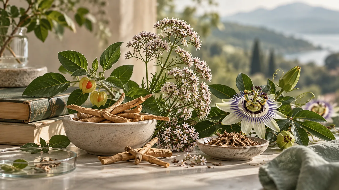 Fitoterapia: o que a ciência mostra sobre ashwagandha, valeriana e plantas medicinais